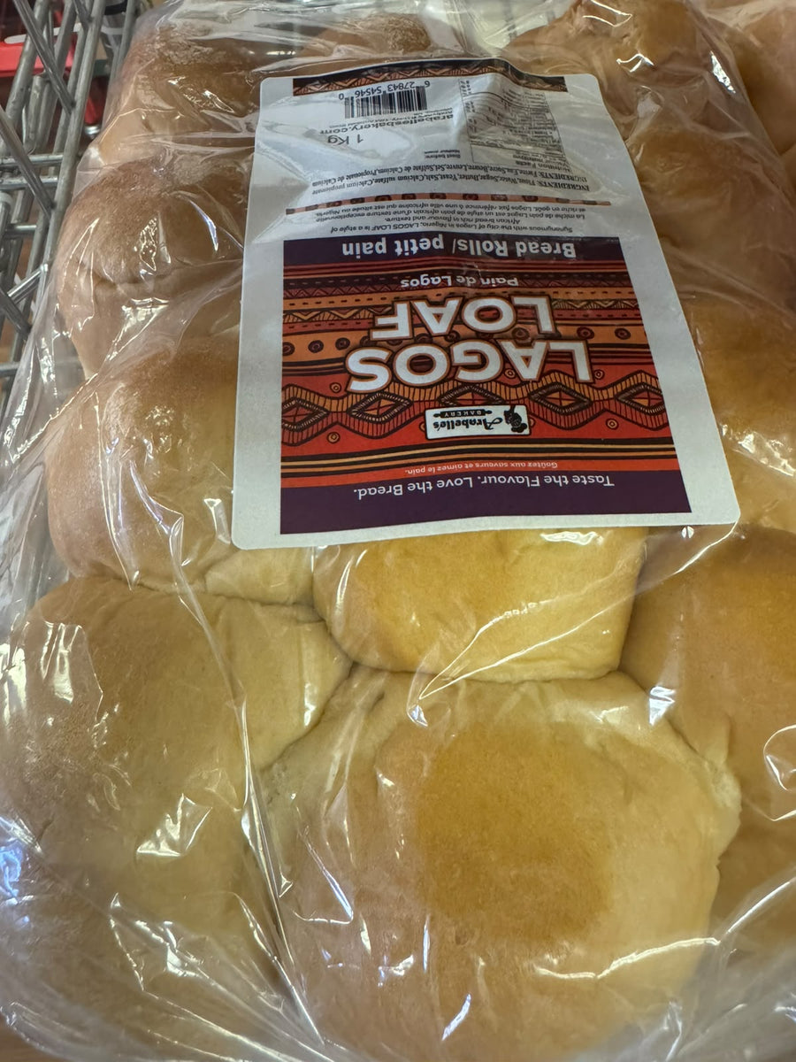 Arabelle's Lagos Loaf bread rolls 1kg bag
