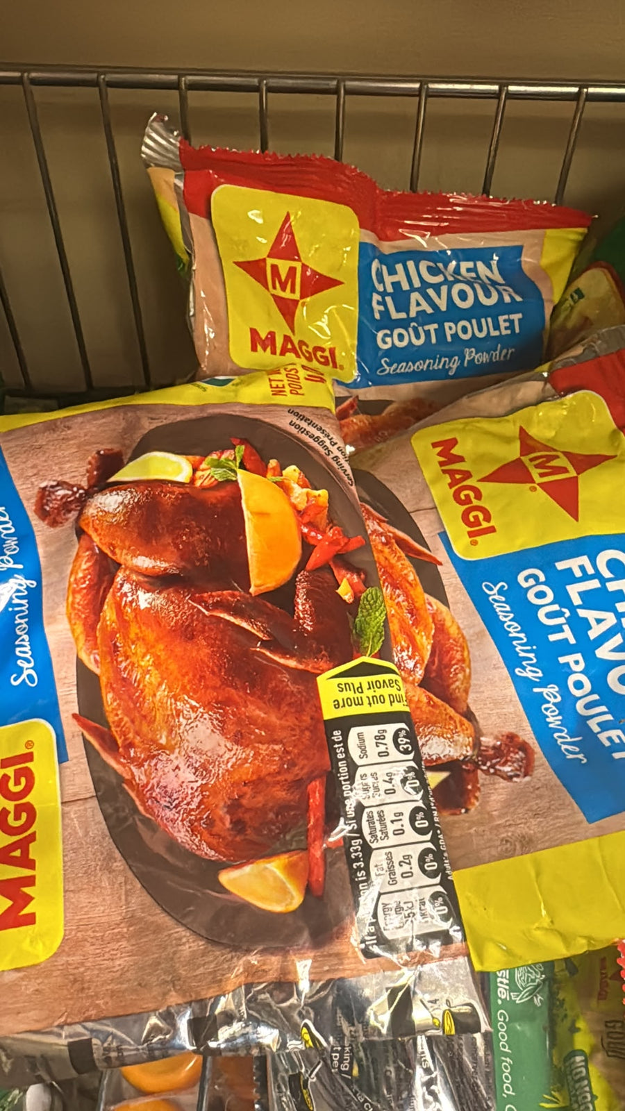 Maggi Chicken Flavour Seasoning Powder bags
