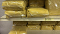 Yellow Garri 5lb bags on shelf